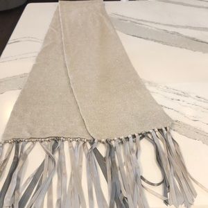 NWT Ann Taylor Metallic Knit Scarf
